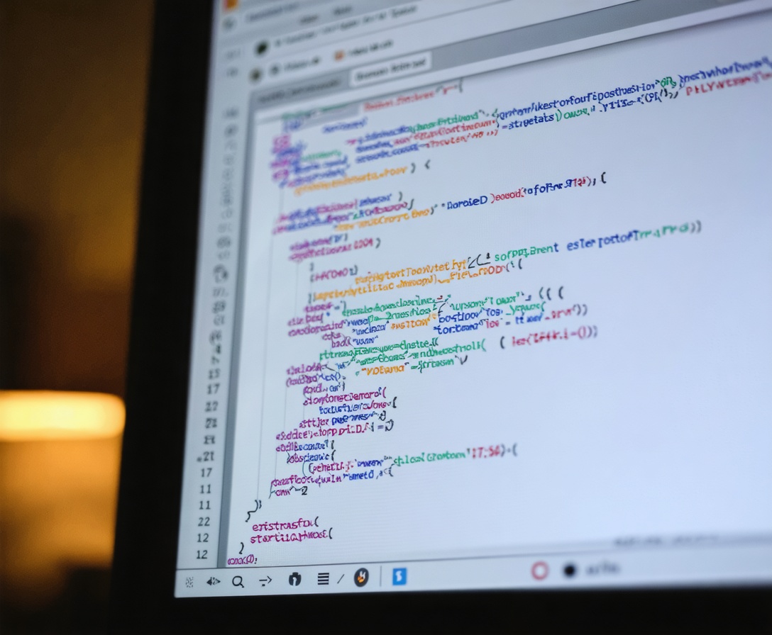 Macro shot of clean Python code on a terminal